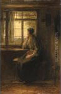 A Moment Of Quiet Contemplation by Jozef Israels
