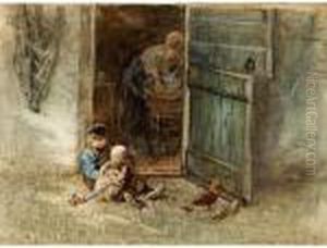 Washing Day by Jozef Israels