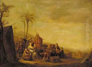 Jacob's Journey into Egypt by Claes Cornelisz Moeyaert