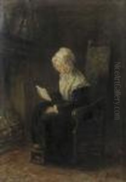 Reading A Letter - view 1
