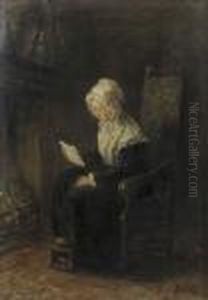 Reading A Letter by Jozef Israels