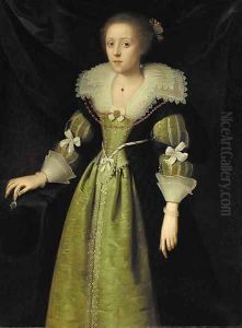 Portrait of a lady by Daniel Mytens