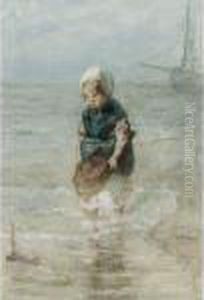 The Toy Boat by Jozef Israels
