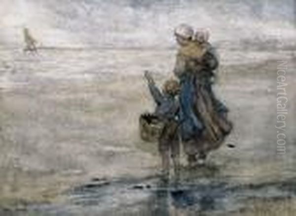 Waving Goodbye To Father - view 1