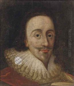 Portrait of a gentleman, thought to be King Charles I (1600-1649) by Daniel Mytens