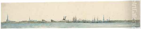 A view of Copenhagen, Rosenborg Palace seen beyond - view 1