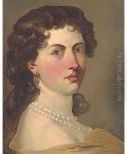 Portrait of a lady by John Baptist Medina