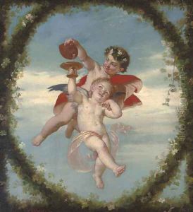 An allegory of plenty by Alexis-Joseph Mazerolle