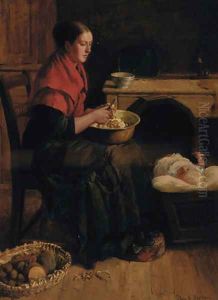 Maternal Cares by Eben H. Murray