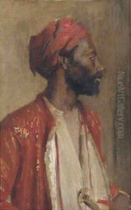 Study of a North African by Leopold Carl Muller