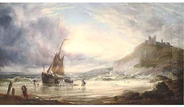 Unloading the days catch, Whitby Bay - view 1