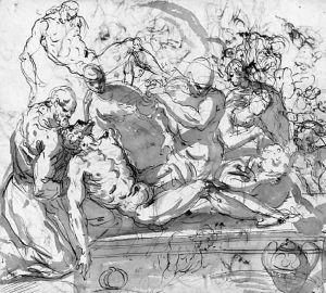 The Entombment of Christ by Alessandro Maganza