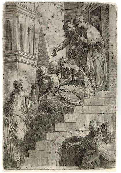 Christ and the Women on the Stairs - view 1