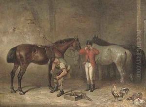 The morning of the hunt by Thomas Hillier Mew