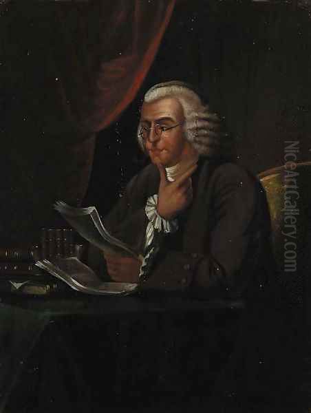 Portrait of a Gentleman Reading a Book - view 1