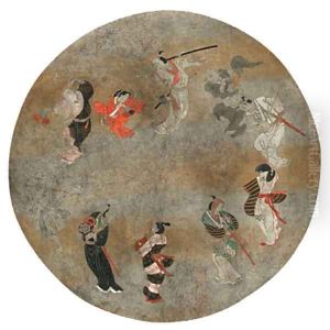 Pastimes of men and women by Iwasa Matabei