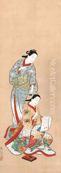Two courtesans - view 1