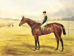 Field Marshall, a bay racehorse with Major Eustace Crawley up
