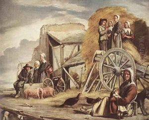 The Cart or Return from Haymaking by Le Nain Brothers
