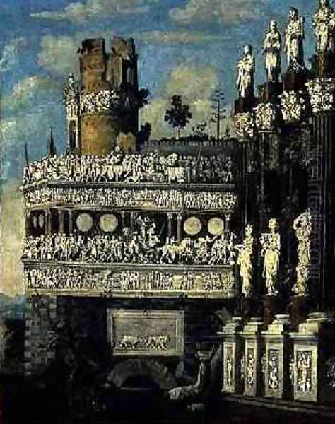 Fantastical Architecture with St George and the Dragon 1622 - view 1