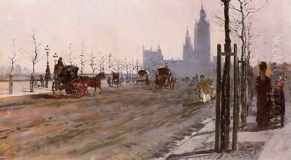 The Victoria Embankment, London - view 1