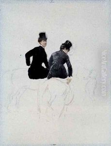 Amazzoni by Giuseppe de Nittis