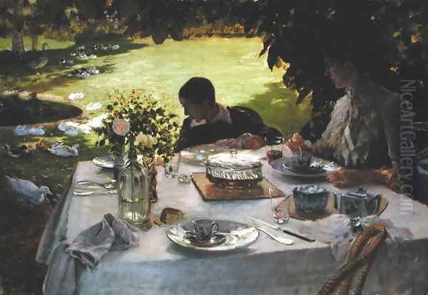 Breakfast in the Garden, 1883 - view 1