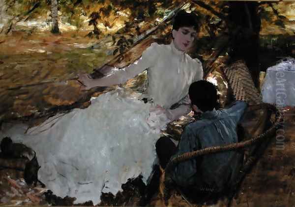 In the Hammock II, 1884 - view 1