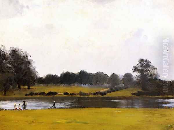 The Serpentine, Hyde Park, London - view 1