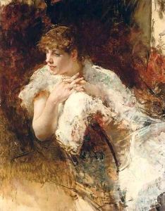 Signora Napoletana by Giuseppe de Nittis