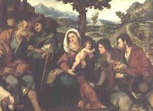 The Adoration of the Shepherds by Palma Vecchio (Jacopo Negretti)