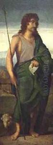 St. John the Baptist by Palma Vecchio (Jacopo Negretti)