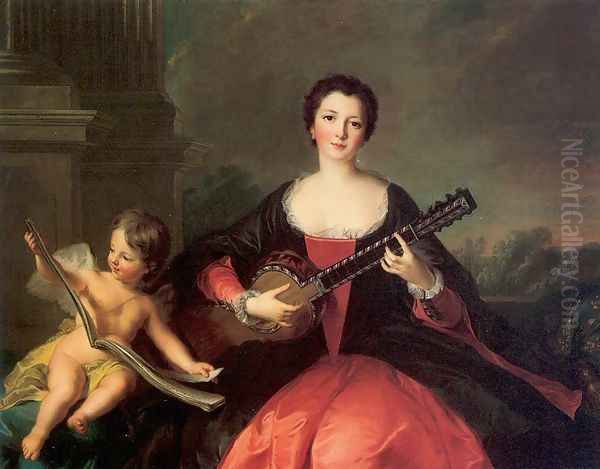 Louise-Anne de Bourbon-Conde, called Mlle. de Charolais 1731 - view 1