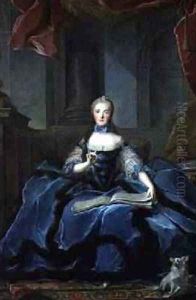A Portrait of Marie Adelaide 1759-1802 Daughter of Louis XV