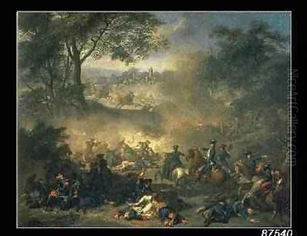 The Battle of Poltava in 1709 1717 - view 1