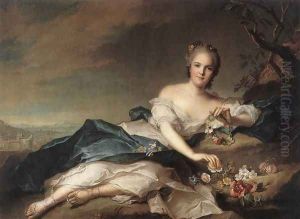 Marie Adelaide of France as Flora 1742
