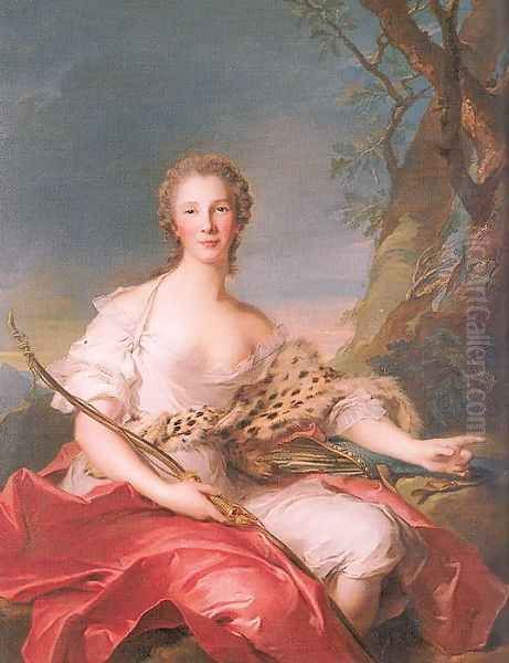Madame Bouret as Diana 1745 - view 1