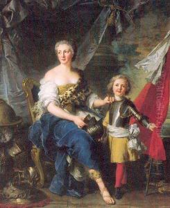 Mademoiselle de Lambesc as Minerva, Arming her Brother the Comte de Brionne 1732