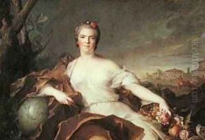 Madame LouiseElisabeth de France 1727-59 Duchess of Parma Symbolising Earth 1750