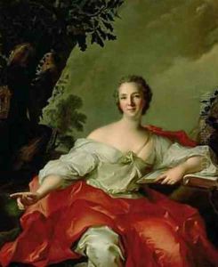 Portrait of Madame Geoffrin 1699-1777 1738 by Jean-Marc Nattier