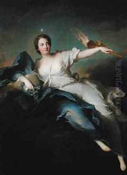 Portrait of MarieAnne de MaillyNesle 1717-44 Marquise of La Tournelle as Eos - view 1