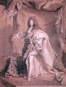 Portrait of Louis XIV 1638-1715 by Jean-Marc Nattier