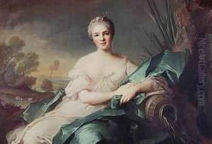 Portrait of Victoire de France as the element Water