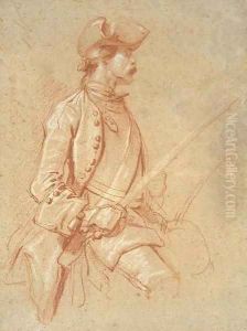 A horseman holding a sword by Jean-Marc Nattier
