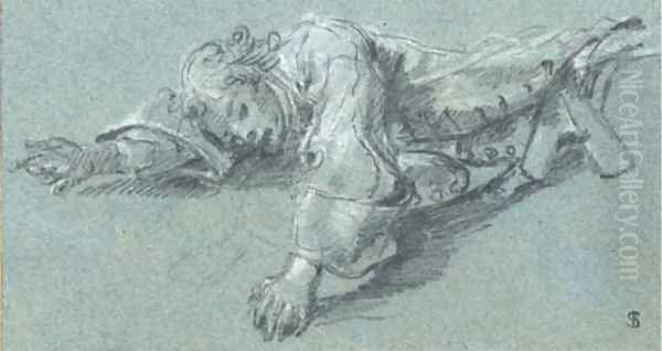A sprawling soldier - view 1