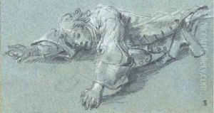 A sprawling soldier