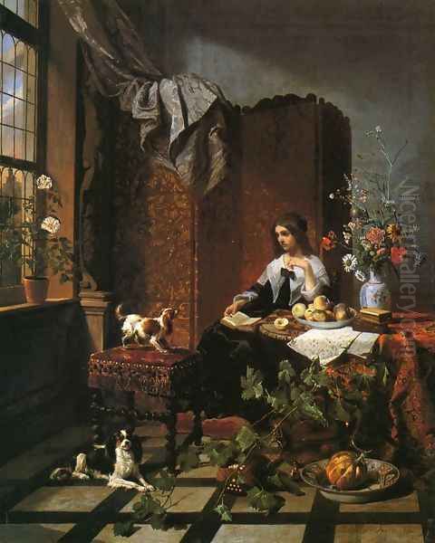 Lady in an Elegant Interior - view 1