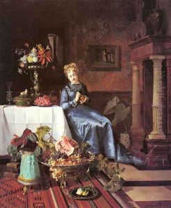 Peeling an Orange by David Emil Joseph de Noter