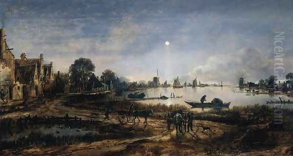 River View by Moonlight - view 1