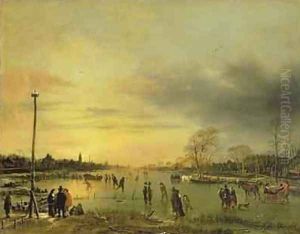 A Skating Scene 1655-60